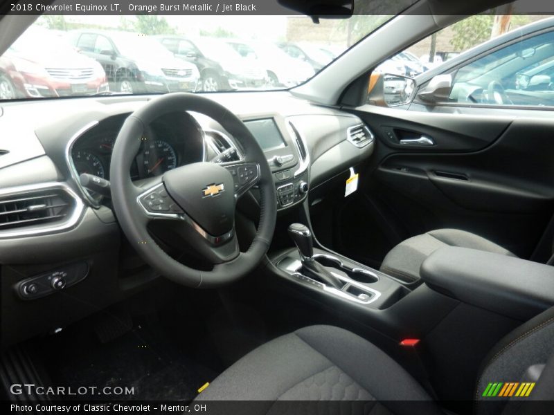 Orange Burst Metallic / Jet Black 2018 Chevrolet Equinox LT