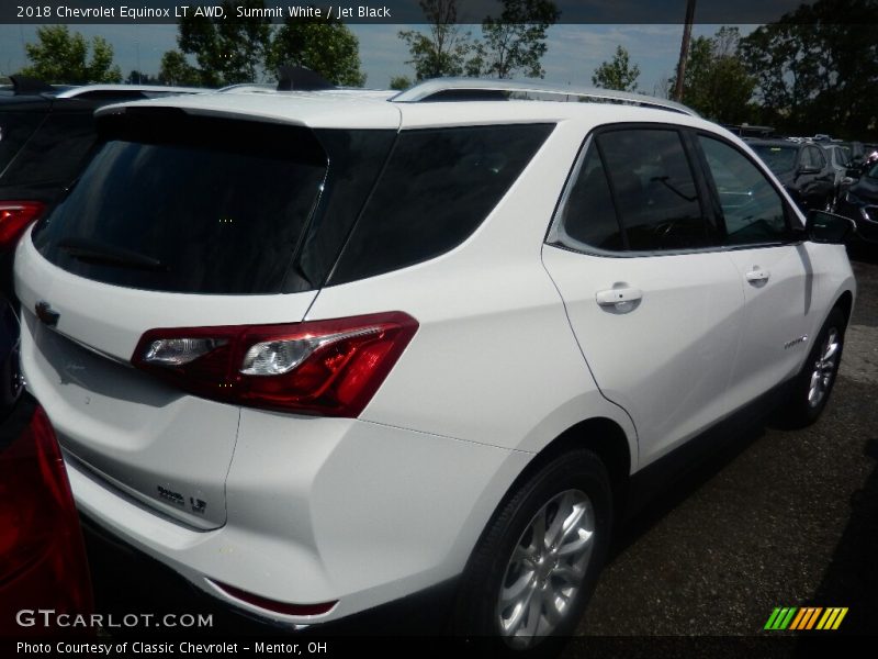 Summit White / Jet Black 2018 Chevrolet Equinox LT AWD