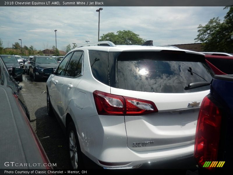 Summit White / Jet Black 2018 Chevrolet Equinox LT AWD