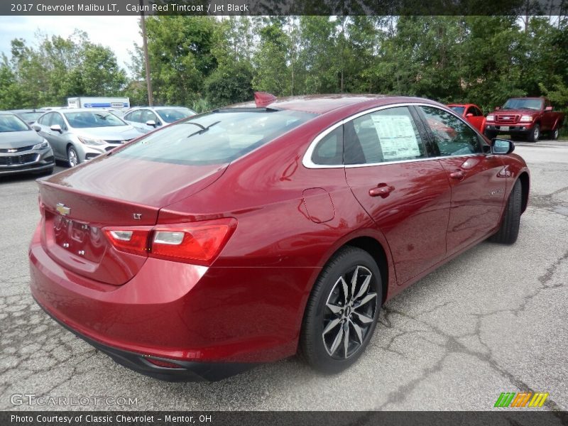 Cajun Red Tintcoat / Jet Black 2017 Chevrolet Malibu LT