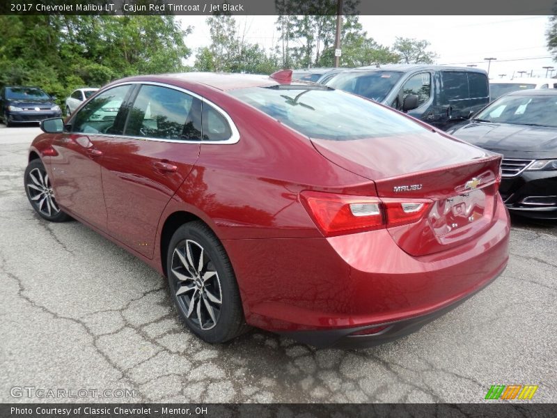 Cajun Red Tintcoat / Jet Black 2017 Chevrolet Malibu LT