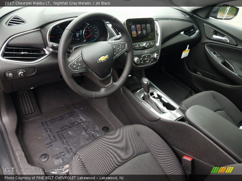 Nightfall Gray Metallic / Jet Black 2017 Chevrolet Malibu LT