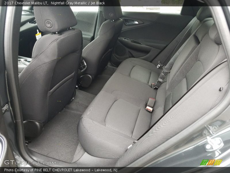 Nightfall Gray Metallic / Jet Black 2017 Chevrolet Malibu LT