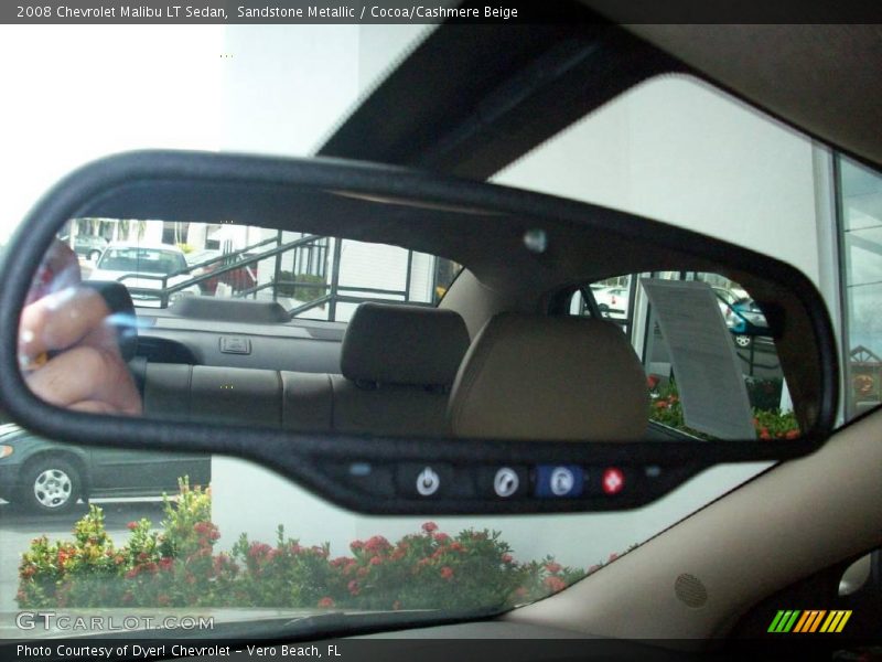 Sandstone Metallic / Cocoa/Cashmere Beige 2008 Chevrolet Malibu LT Sedan