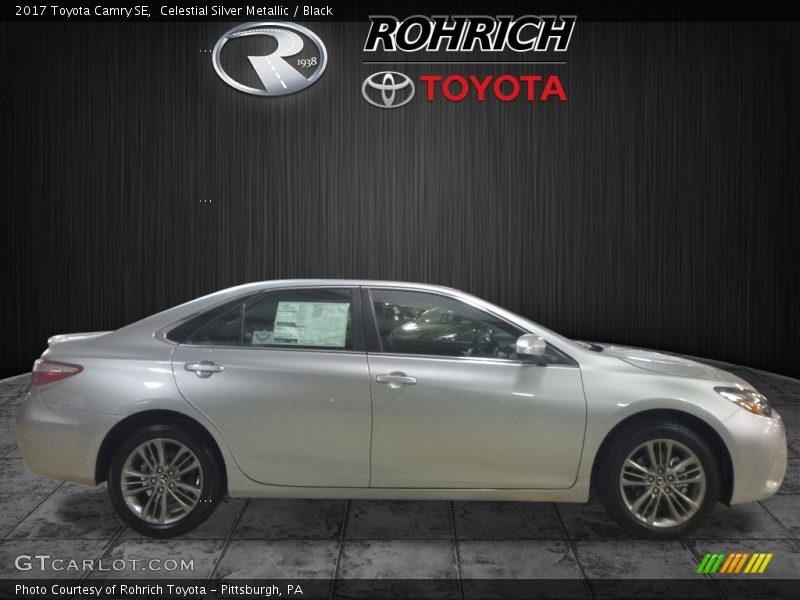 Celestial Silver Metallic / Black 2017 Toyota Camry SE