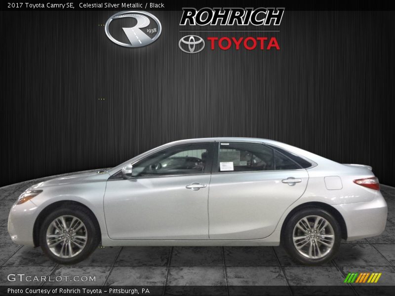 Celestial Silver Metallic / Black 2017 Toyota Camry SE