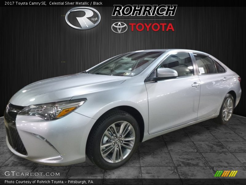 Celestial Silver Metallic / Black 2017 Toyota Camry SE