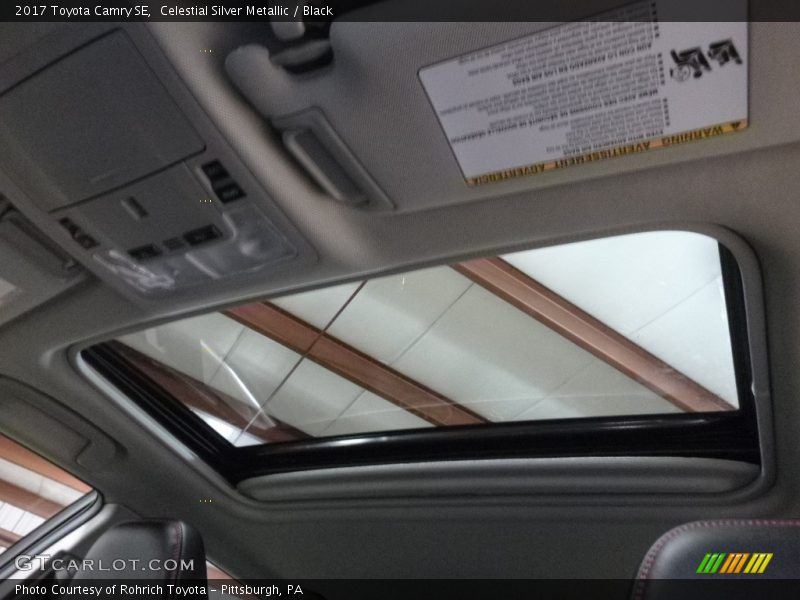 Celestial Silver Metallic / Black 2017 Toyota Camry SE