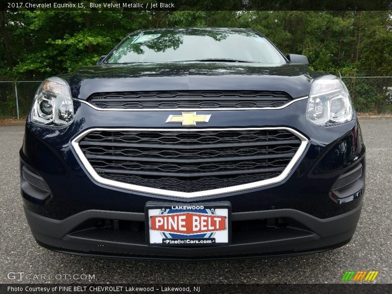 Blue Velvet Metallic / Jet Black 2017 Chevrolet Equinox LS