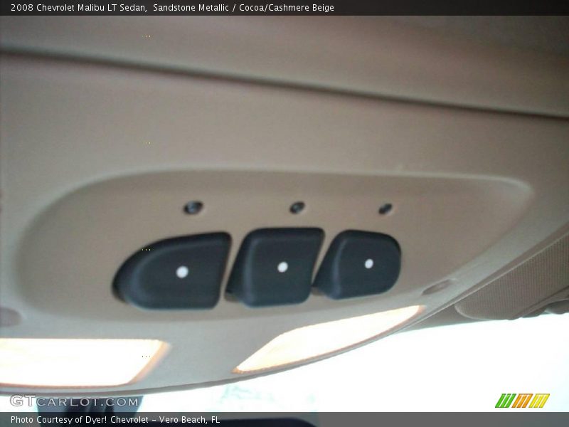 Sandstone Metallic / Cocoa/Cashmere Beige 2008 Chevrolet Malibu LT Sedan