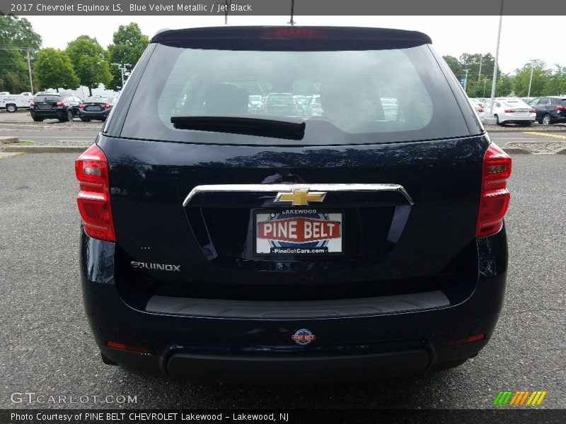 Blue Velvet Metallic / Jet Black 2017 Chevrolet Equinox LS
