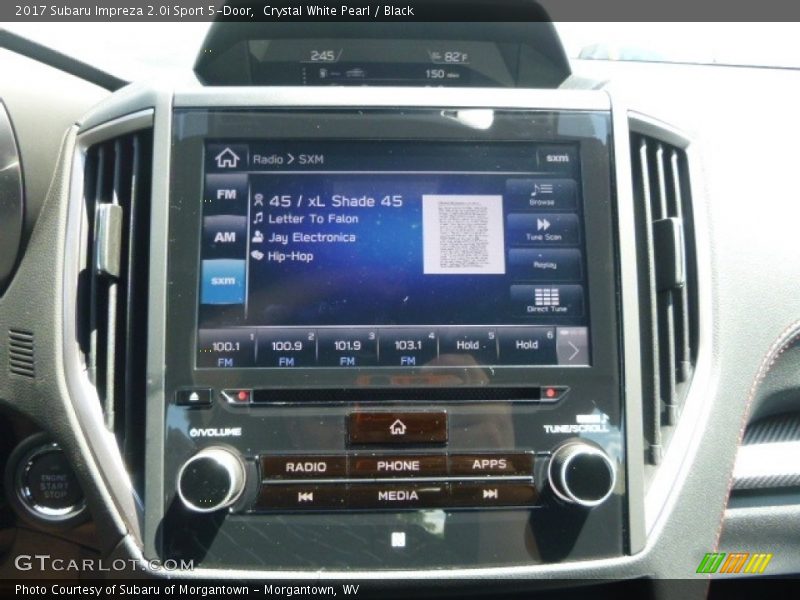 Crystal White Pearl / Black 2017 Subaru Impreza 2.0i Sport 5-Door