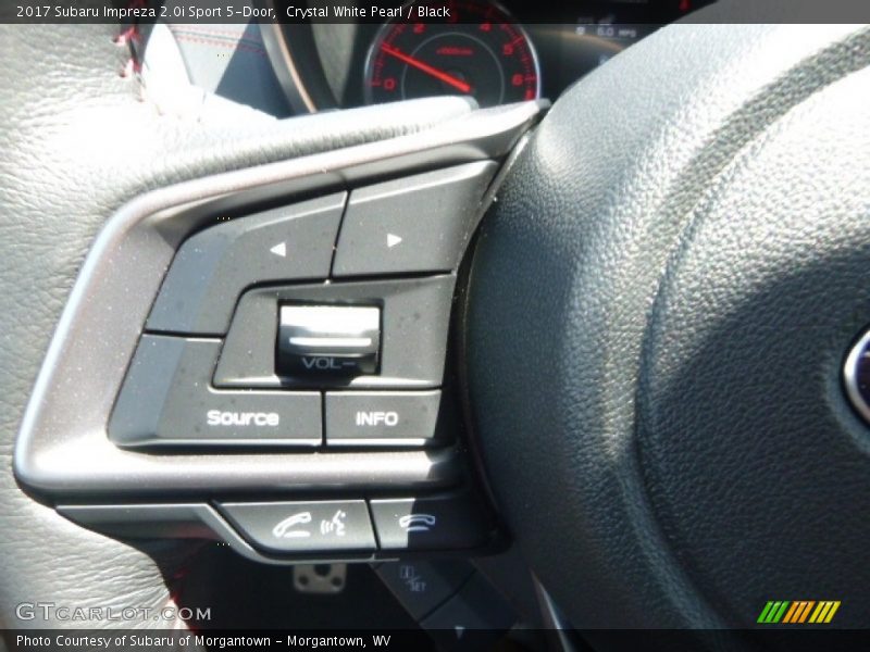 Crystal White Pearl / Black 2017 Subaru Impreza 2.0i Sport 5-Door