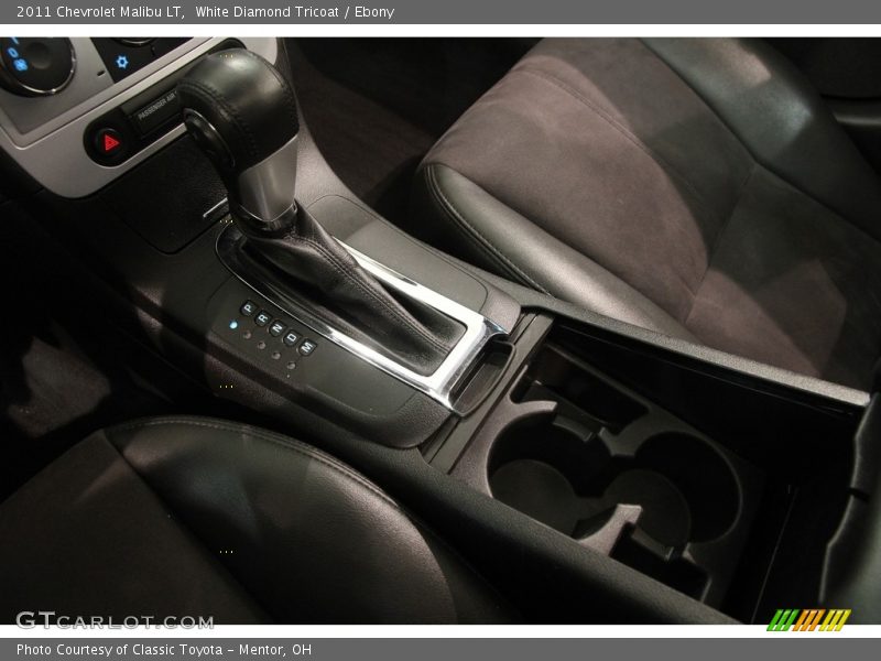 White Diamond Tricoat / Ebony 2011 Chevrolet Malibu LT