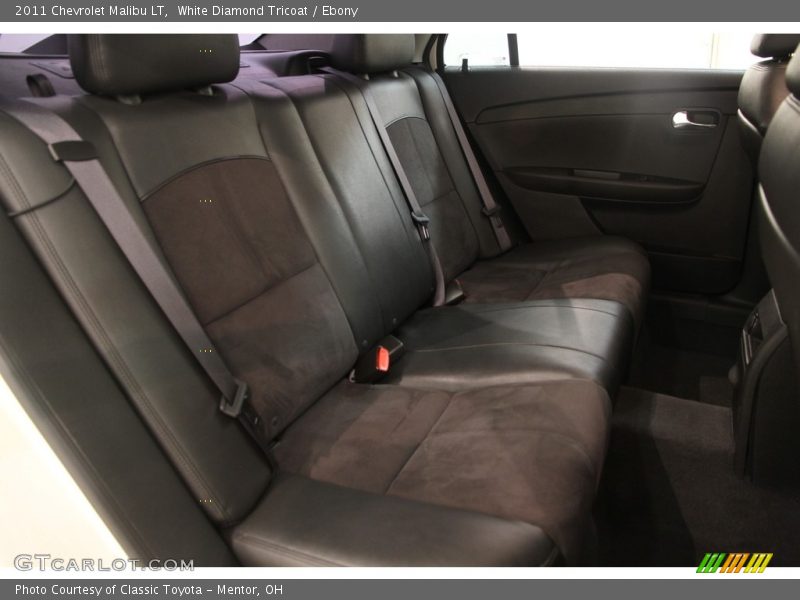 White Diamond Tricoat / Ebony 2011 Chevrolet Malibu LT