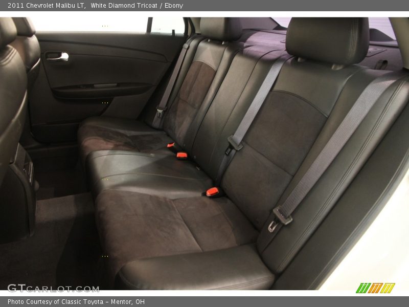 White Diamond Tricoat / Ebony 2011 Chevrolet Malibu LT