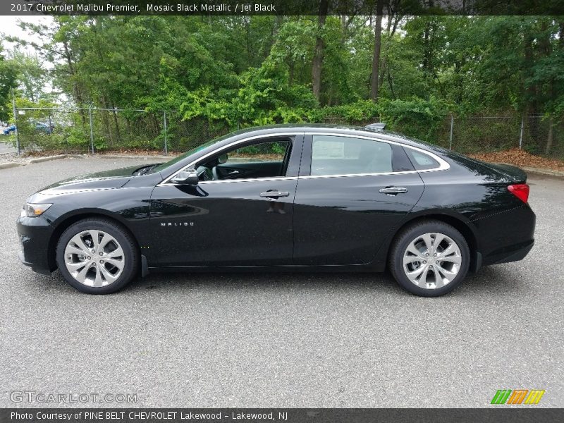 Mosaic Black Metallic / Jet Black 2017 Chevrolet Malibu Premier