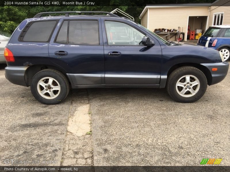 Moonlit Blue / Gray 2004 Hyundai Santa Fe GLS 4WD