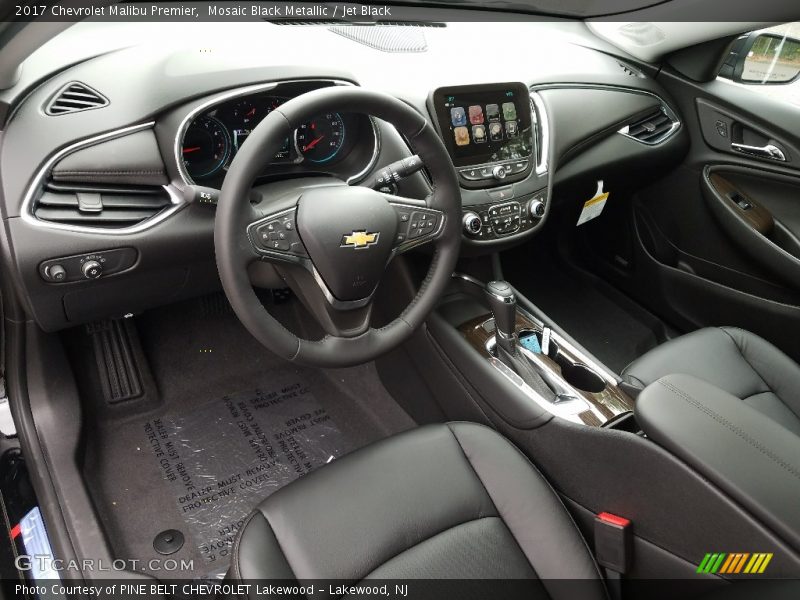 Mosaic Black Metallic / Jet Black 2017 Chevrolet Malibu Premier