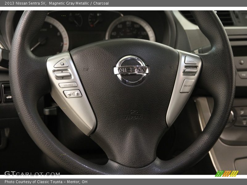 Magnetic Gray Metallic / Charcoal 2013 Nissan Sentra SV
