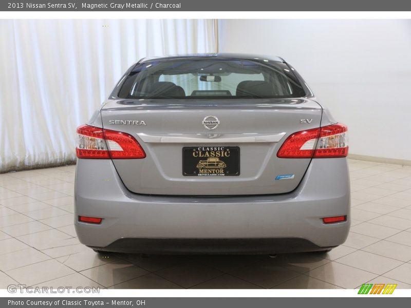 Magnetic Gray Metallic / Charcoal 2013 Nissan Sentra SV