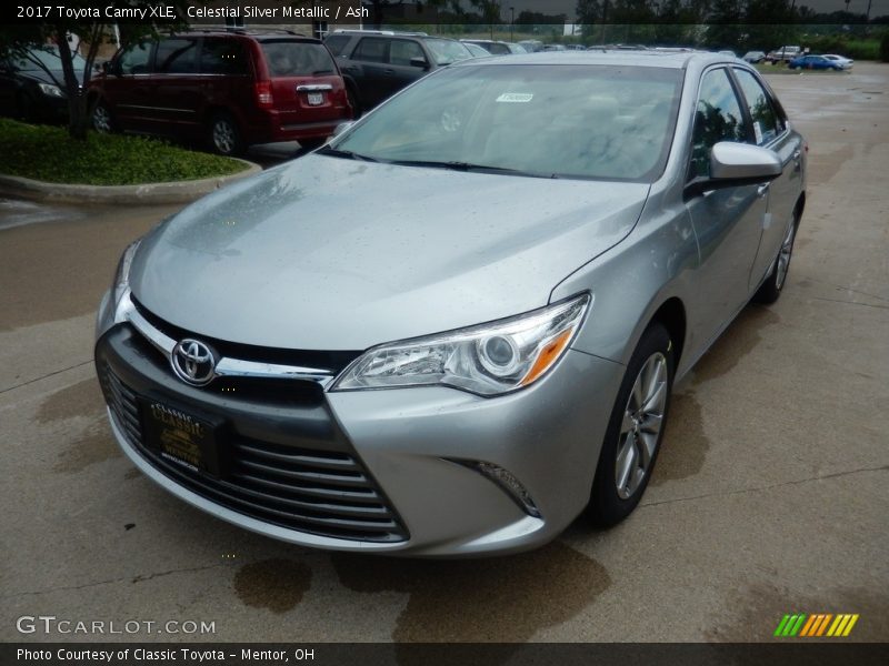 Celestial Silver Metallic / Ash 2017 Toyota Camry XLE