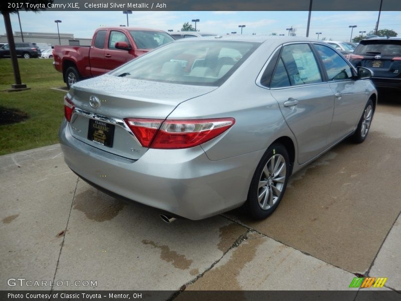 Celestial Silver Metallic / Ash 2017 Toyota Camry XLE