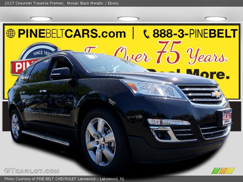 Mosaic Black Metallic / Ebony 2017 Chevrolet Traverse Premier