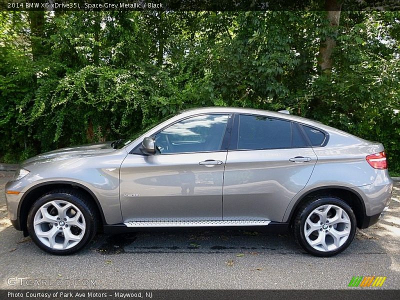 Space Grey Metallic / Black 2014 BMW X6 xDrive35i