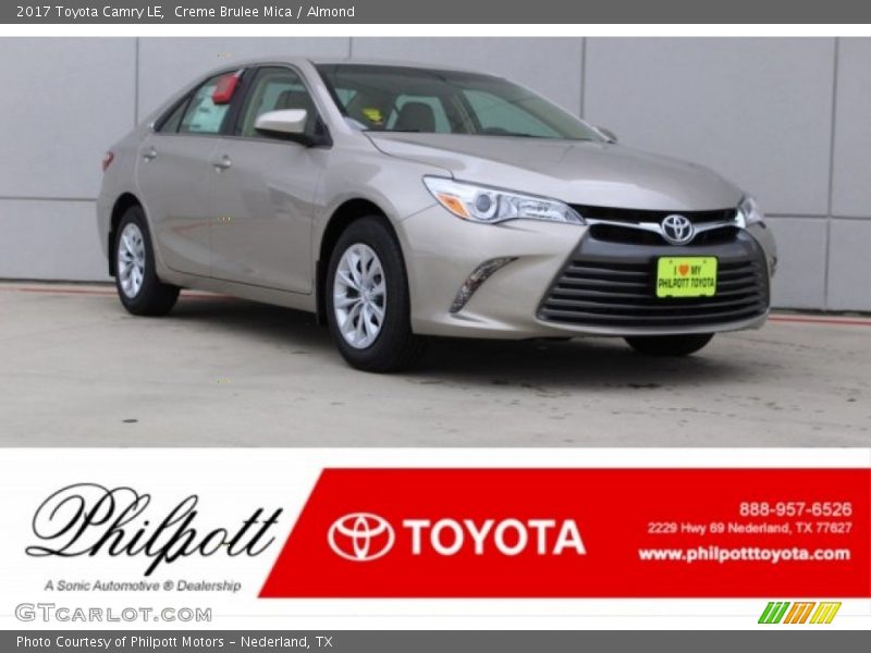 Creme Brulee Mica / Almond 2017 Toyota Camry LE