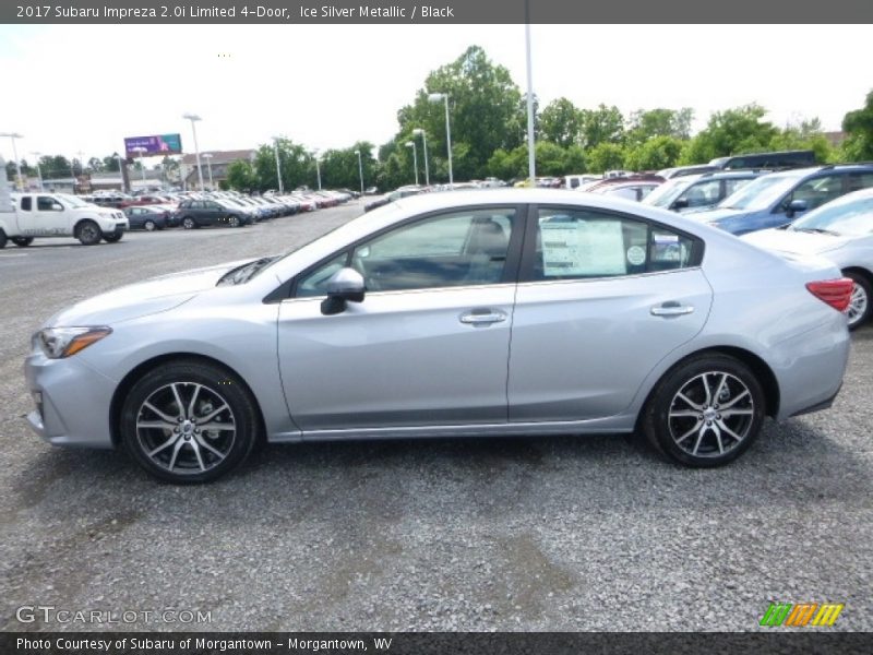 Ice Silver Metallic / Black 2017 Subaru Impreza 2.0i Limited 4-Door