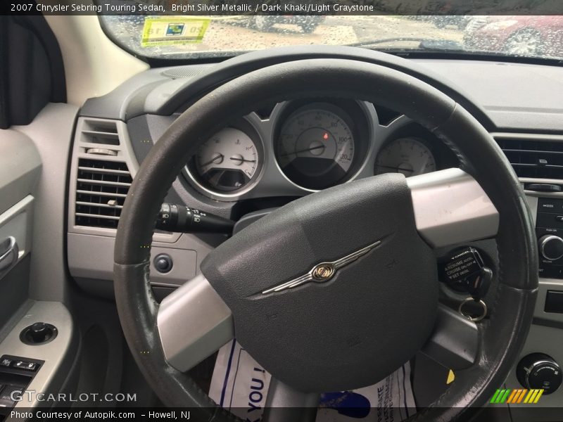 Bright Silver Metallic / Dark Khaki/Light Graystone 2007 Chrysler Sebring Touring Sedan