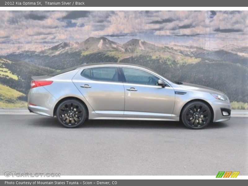 Titanium Silver / Black 2012 Kia Optima SX
