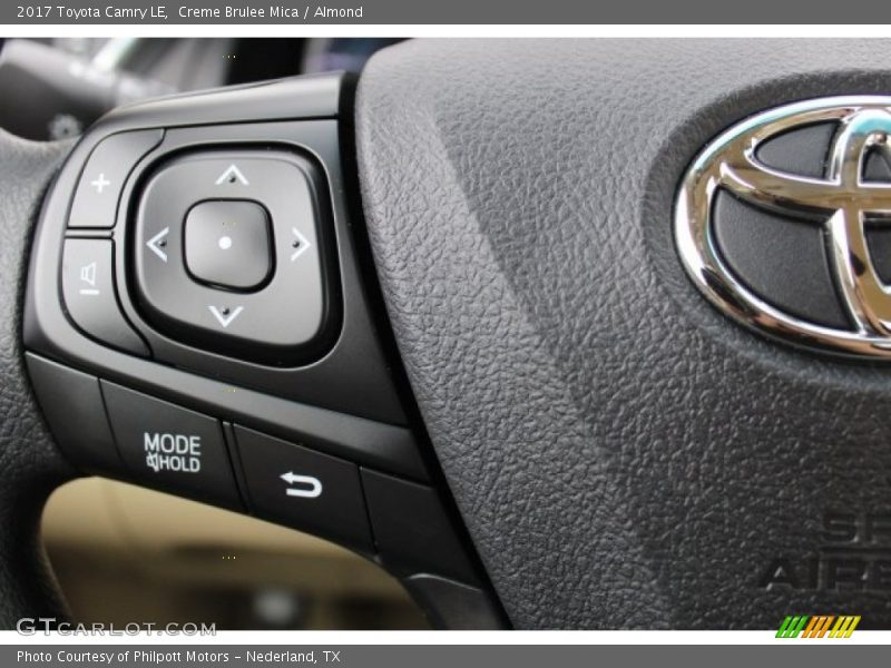 Creme Brulee Mica / Almond 2017 Toyota Camry LE