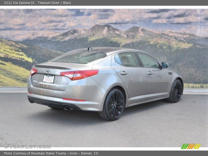 Titanium Silver / Black 2012 Kia Optima SX