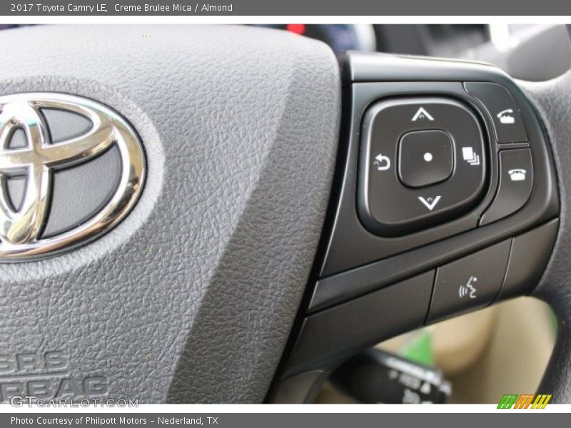Creme Brulee Mica / Almond 2017 Toyota Camry LE