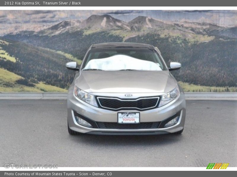 Titanium Silver / Black 2012 Kia Optima SX