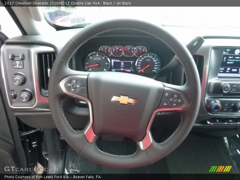Black / Jet Black 2017 Chevrolet Silverado 2500HD LT Double Cab 4x4