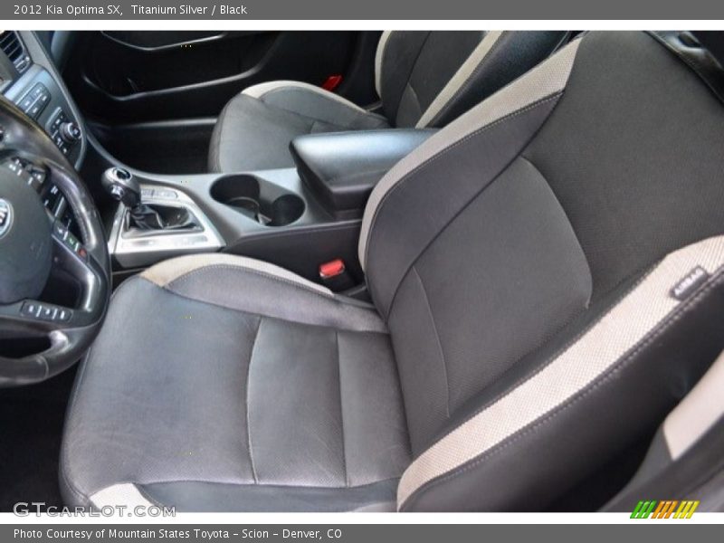 Titanium Silver / Black 2012 Kia Optima SX