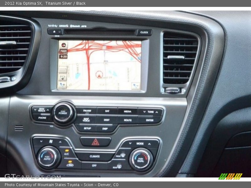 Titanium Silver / Black 2012 Kia Optima SX