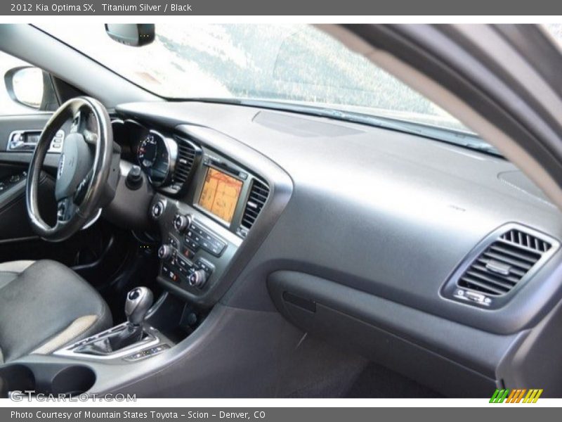 Titanium Silver / Black 2012 Kia Optima SX