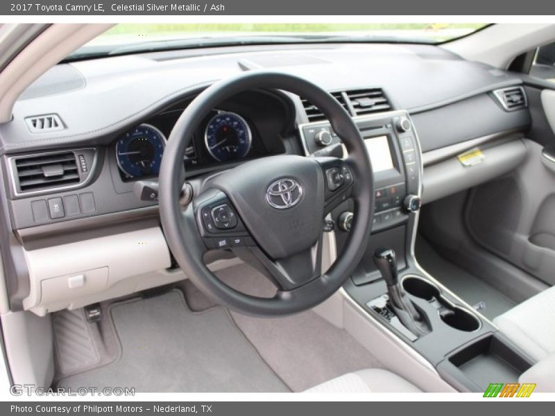 Celestial Silver Metallic / Ash 2017 Toyota Camry LE