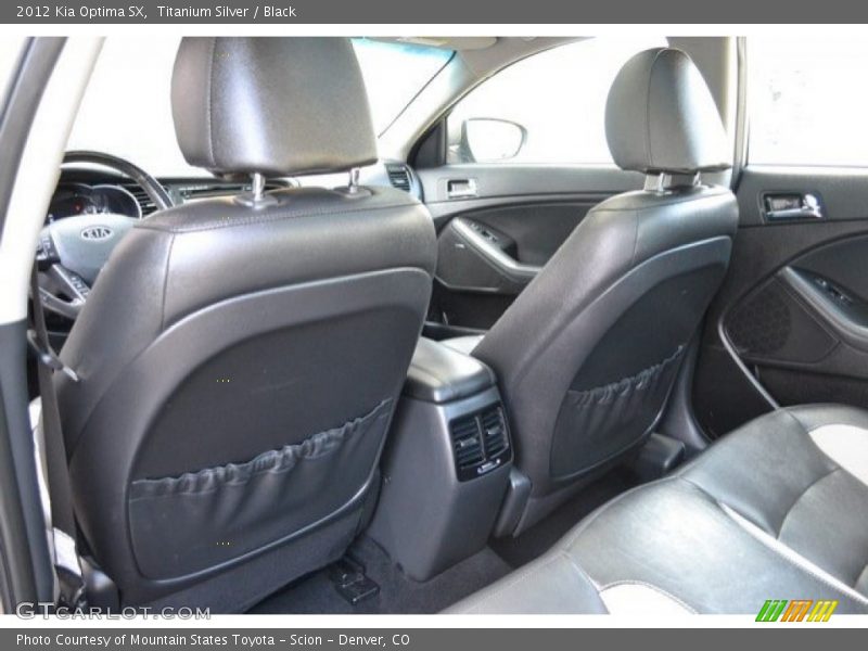 Titanium Silver / Black 2012 Kia Optima SX