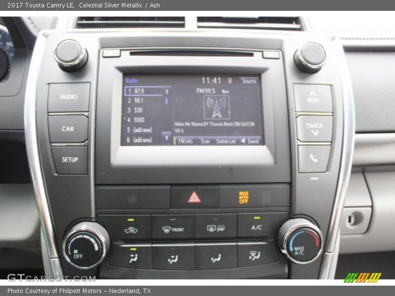 Celestial Silver Metallic / Ash 2017 Toyota Camry LE