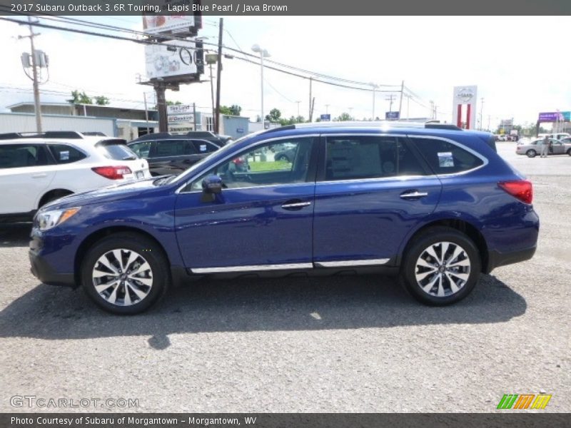 Lapis Blue Pearl / Java Brown 2017 Subaru Outback 3.6R Touring