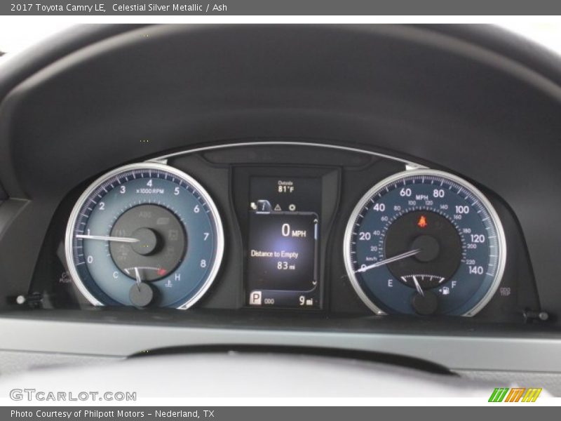 Celestial Silver Metallic / Ash 2017 Toyota Camry LE