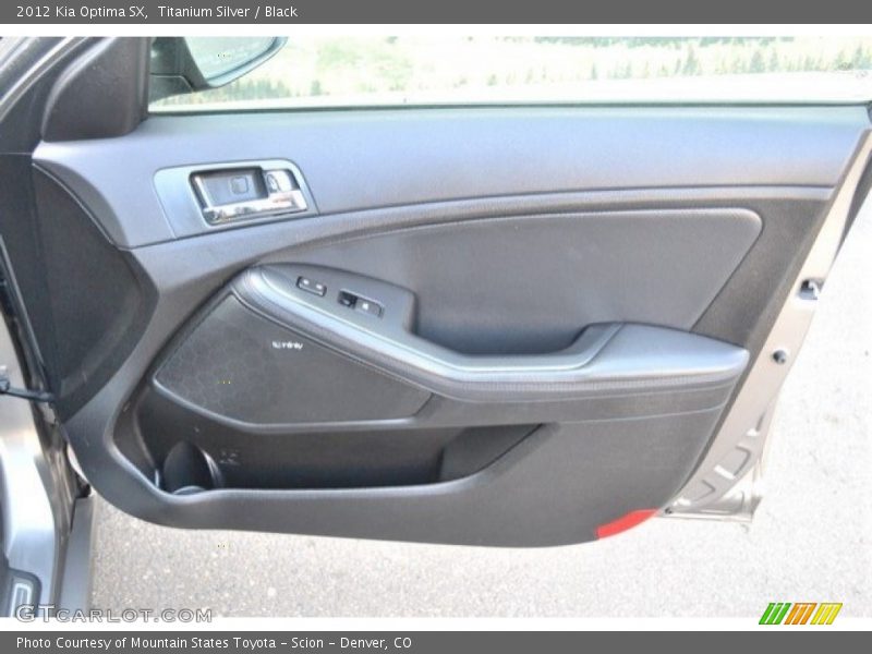 Titanium Silver / Black 2012 Kia Optima SX