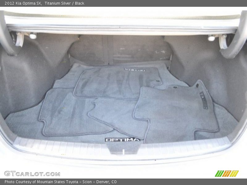 Titanium Silver / Black 2012 Kia Optima SX