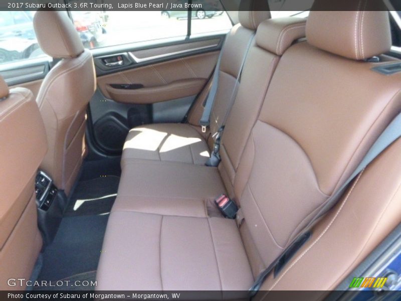 Rear Seat of 2017 Outback 3.6R Touring
