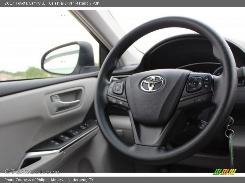 Celestial Silver Metallic / Ash 2017 Toyota Camry LE